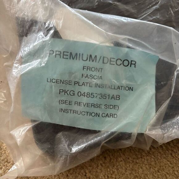 Premium OEM License Plate Bracket 04857351AB *NEW* - Picture 4 of 4